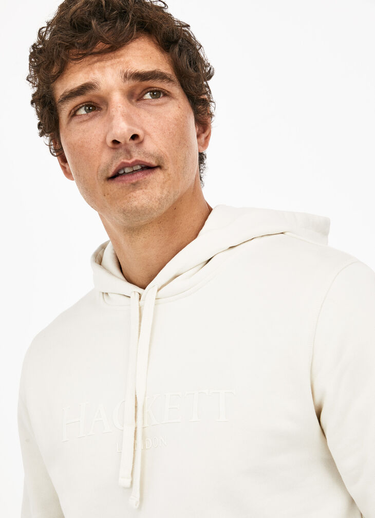 Hooded cotton sweatshirt