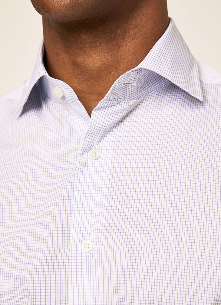 Micro check shirt