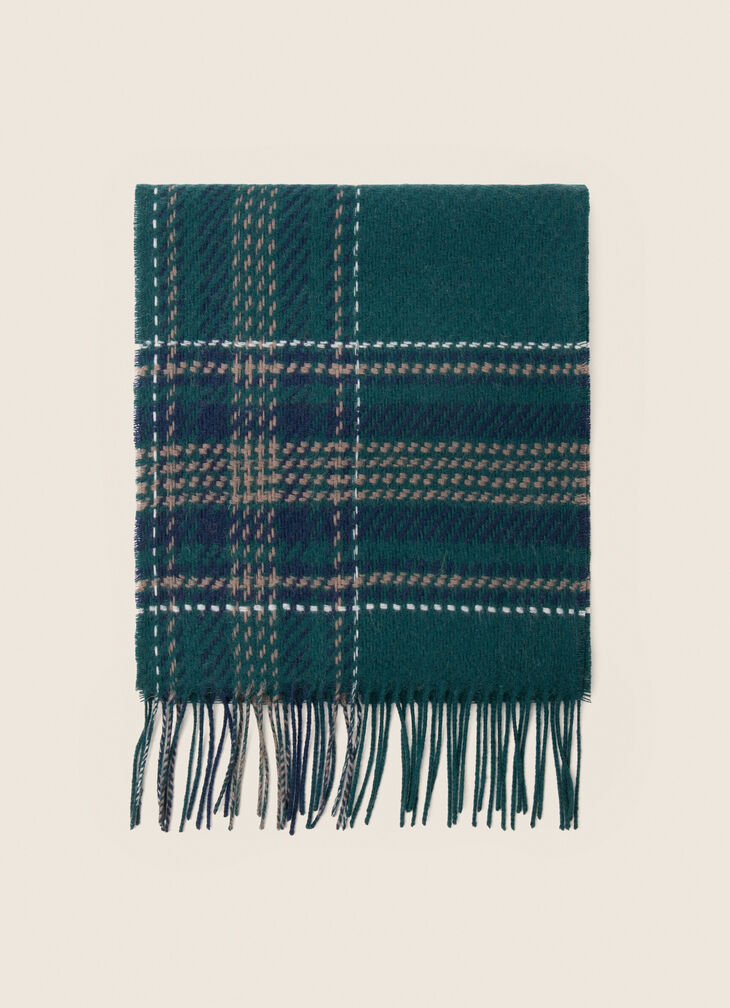 Checked scarf