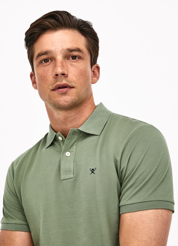 Cotton pique polo shirt