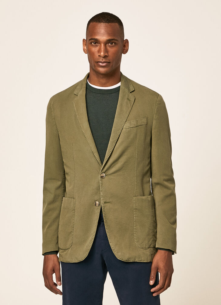 Twill blazer