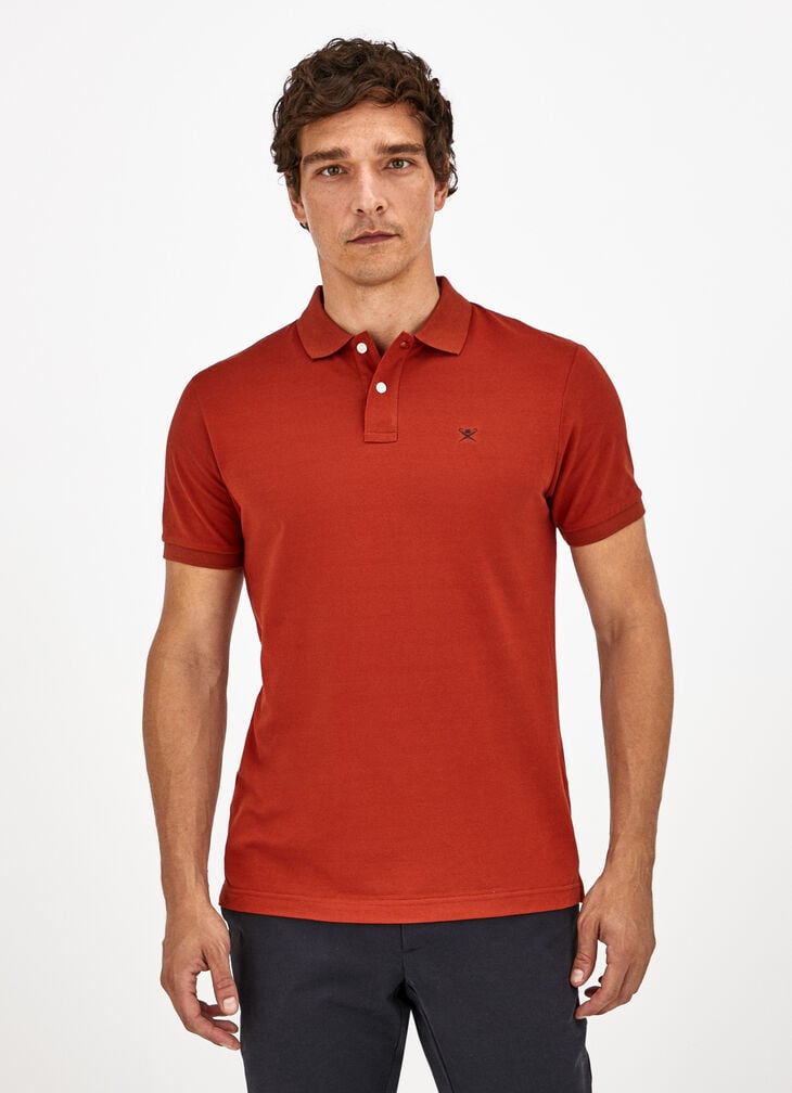 Cotton pique polo shirt