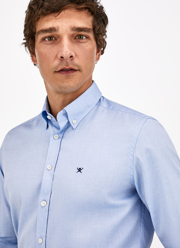 Washed oxford shirt