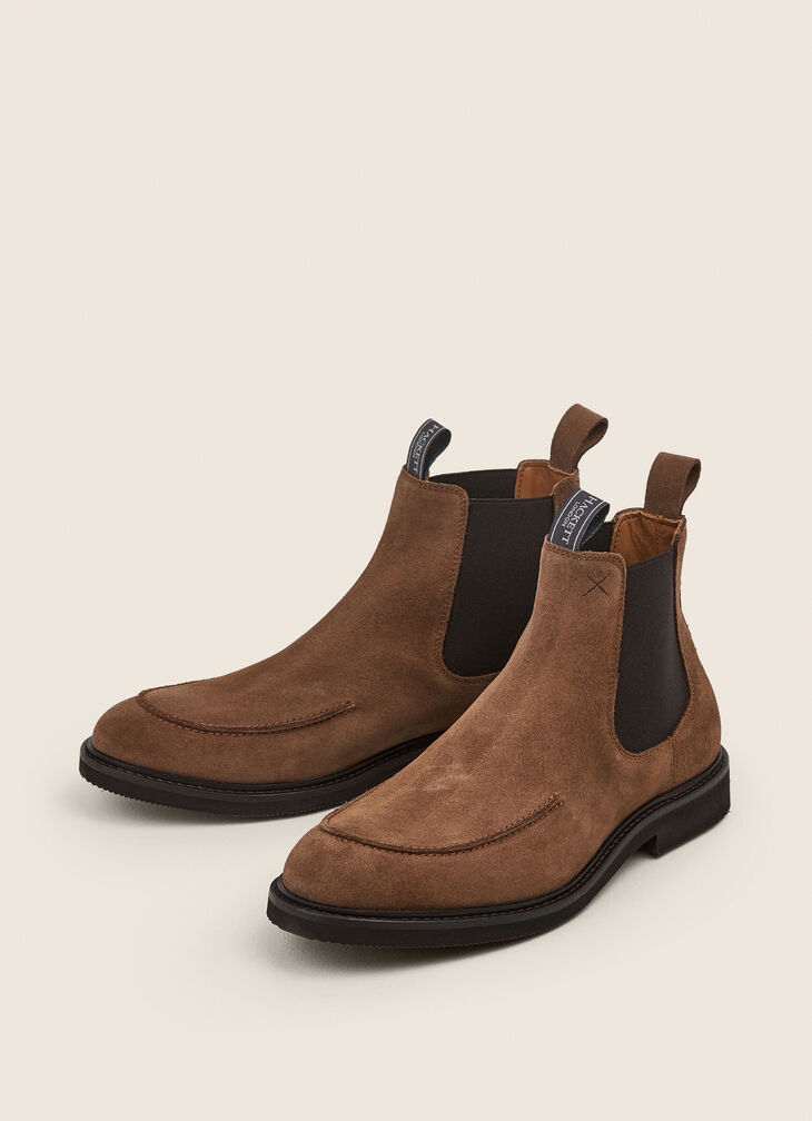 Suede Chelsea Bootie