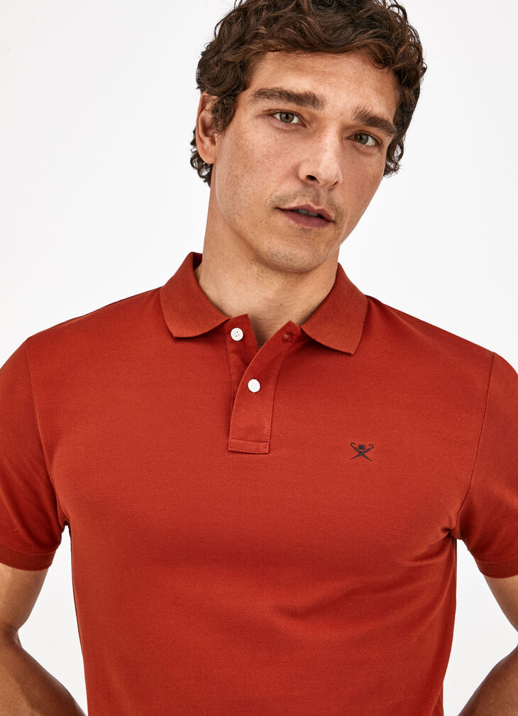 Cotton pique polo shirt