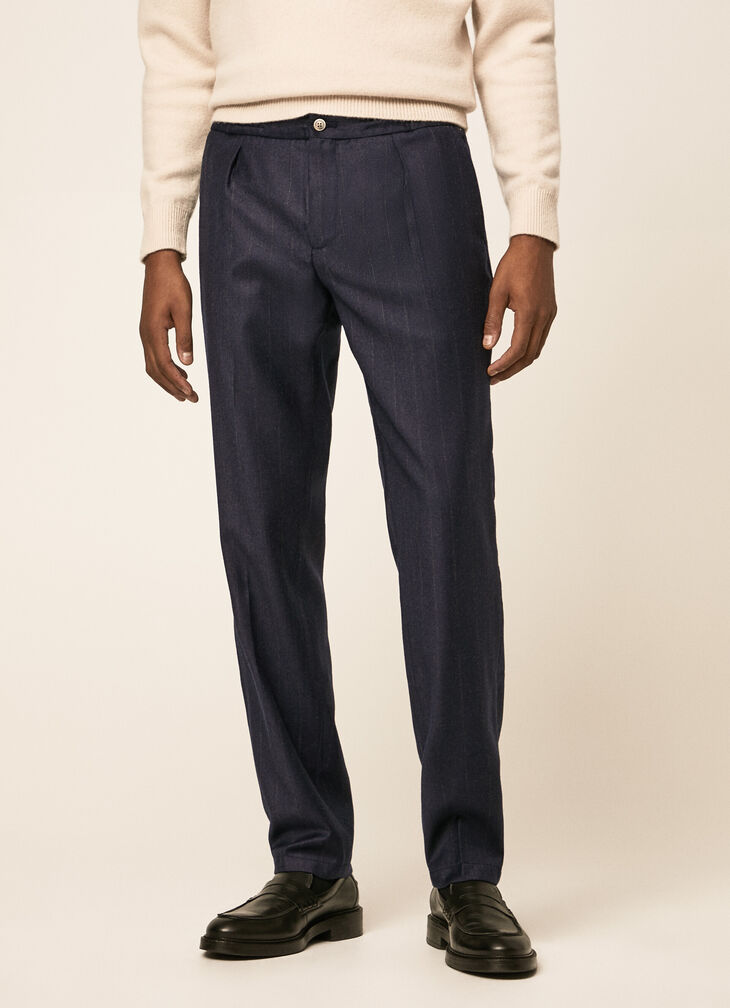 Pinstriped joggers