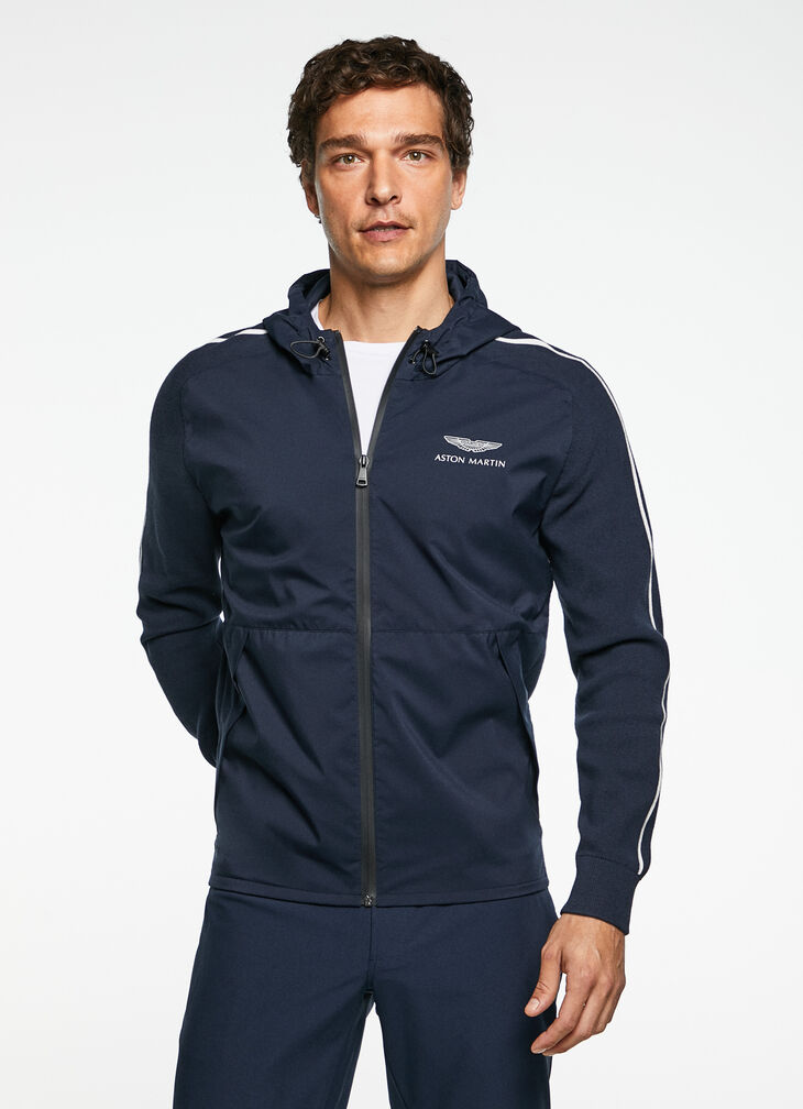 Hybrid knitted jacket