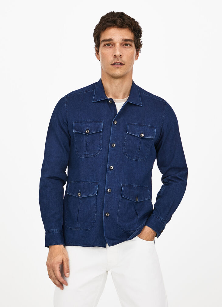 Indigo overshirt