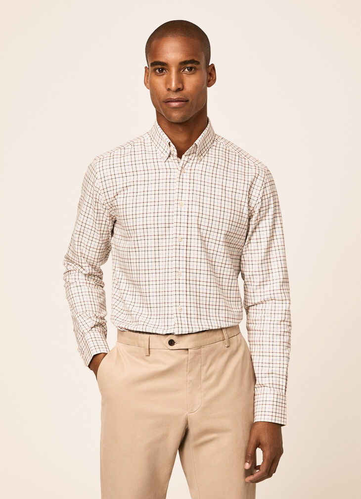Flannel check shirt