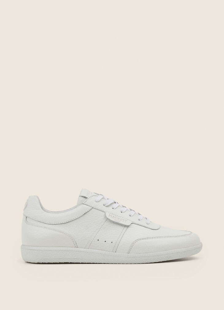 Textured Leather Sneakers