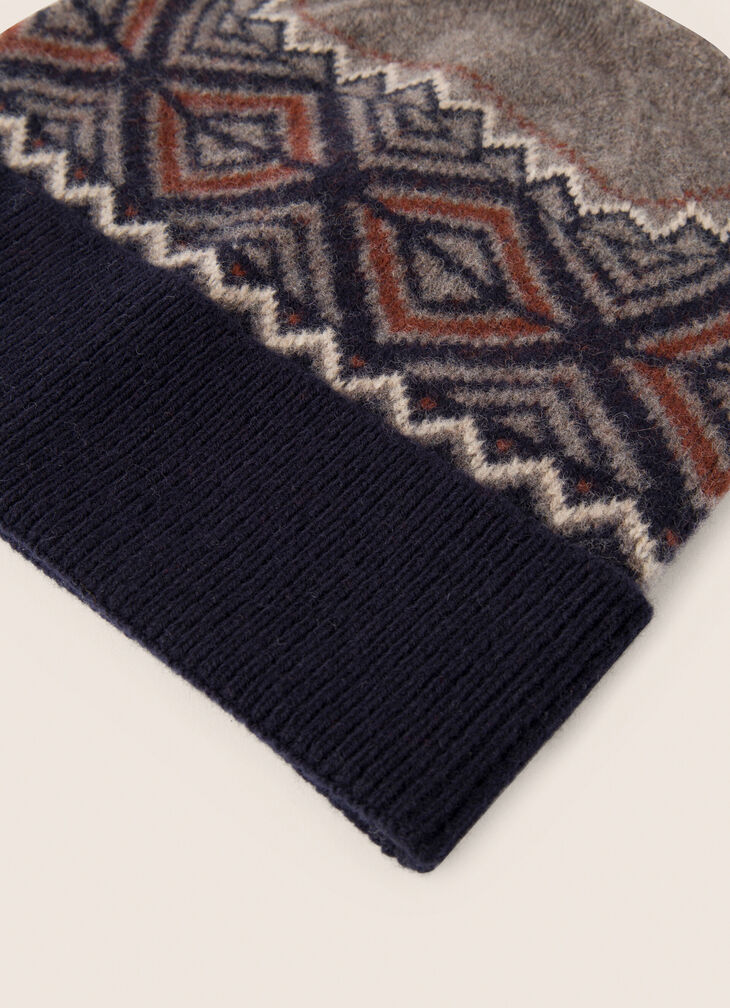 Printed beanie