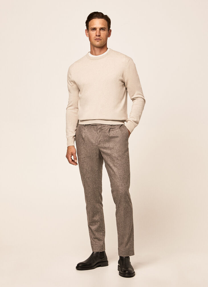 Wool chinos