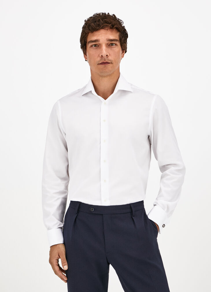Cotton poplin shirt