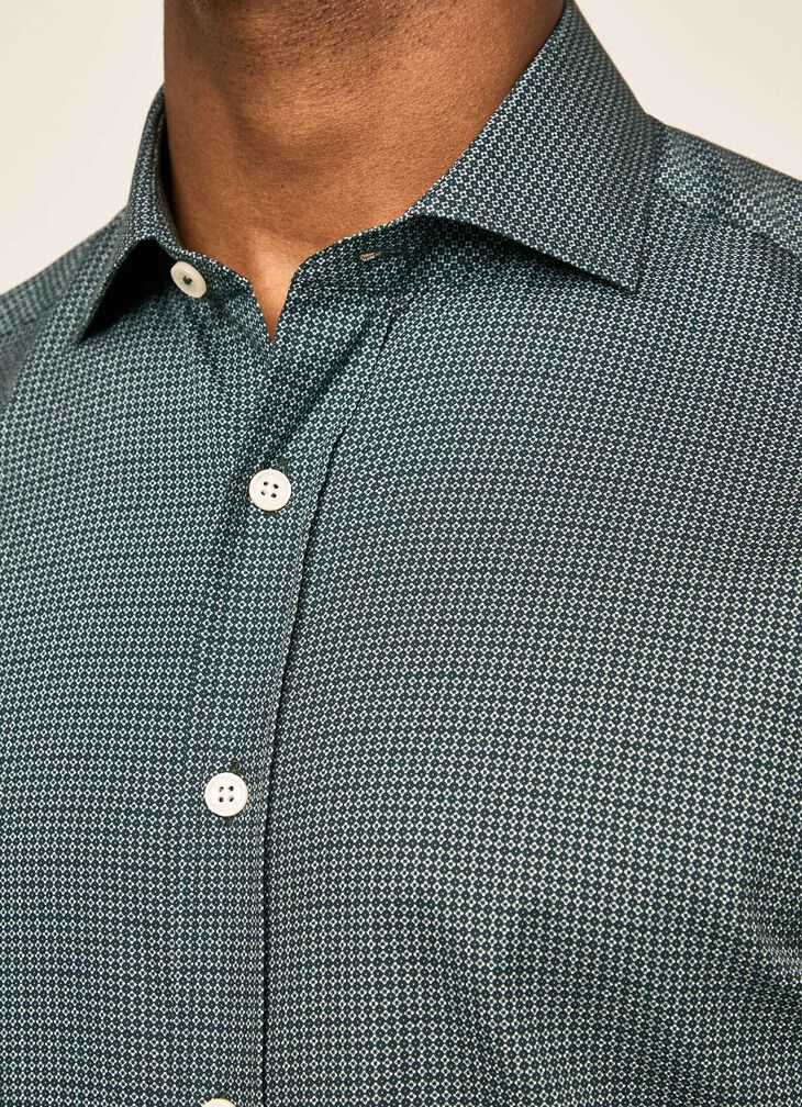Geometric print shirt