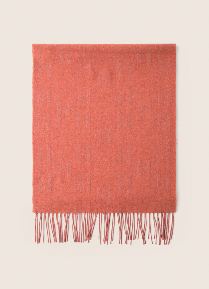 Wool cashmere scarf