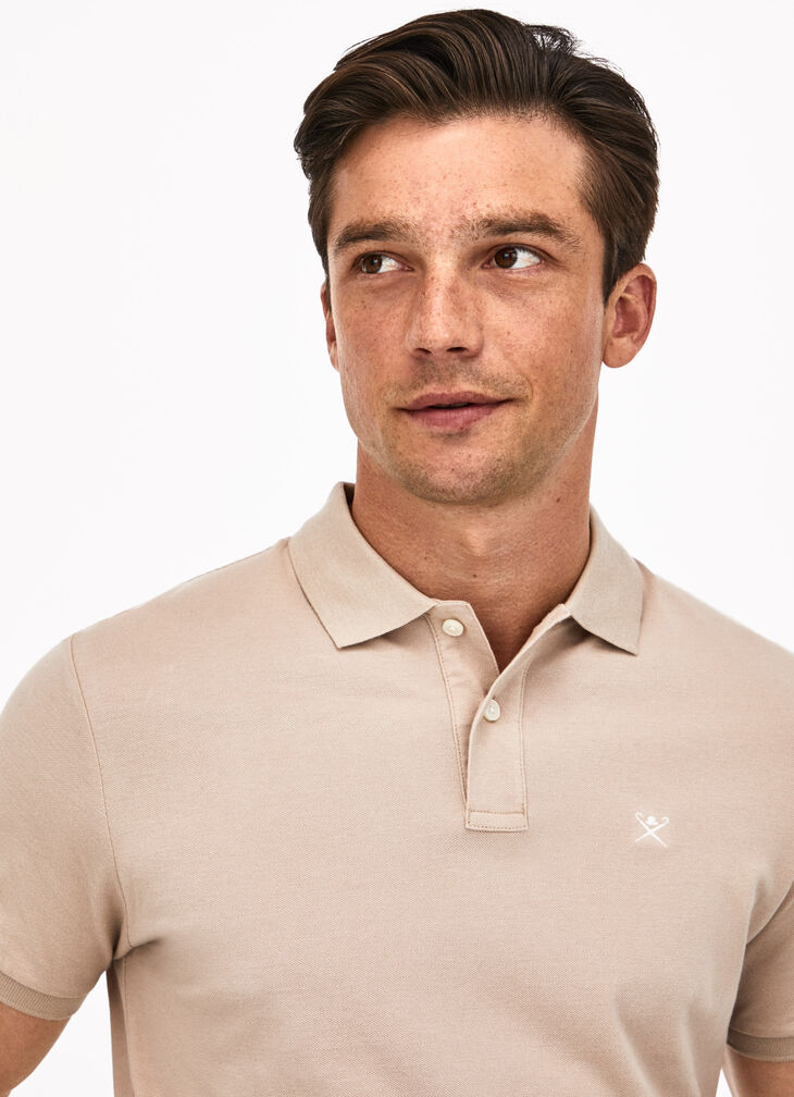 Cotton pique polo shirt