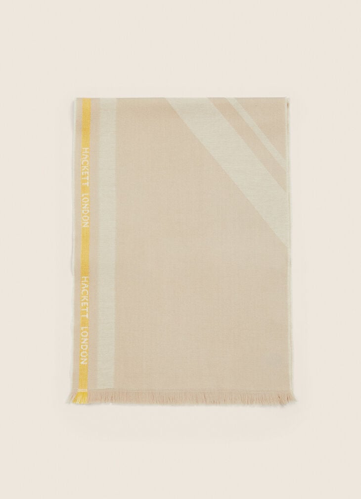 Flag print scarf