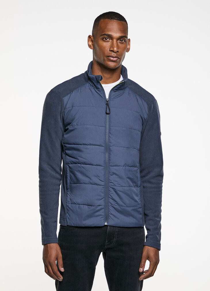 Hybrid quilted jacket