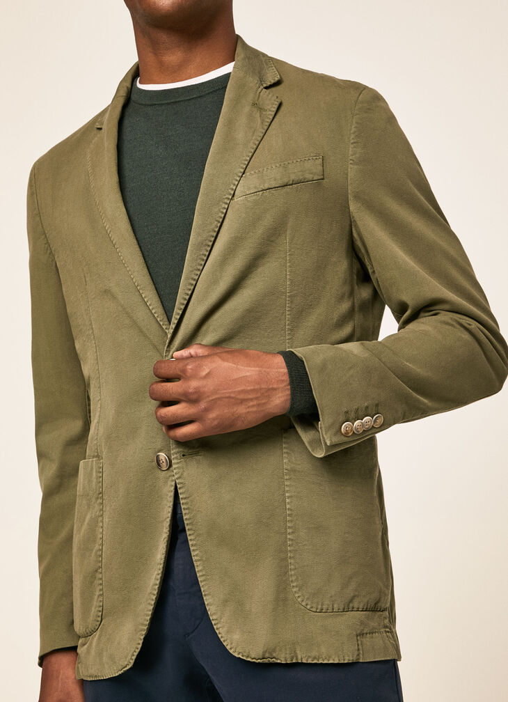 Twill blazer