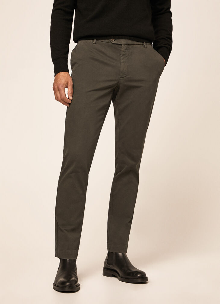 Slim chino trousers