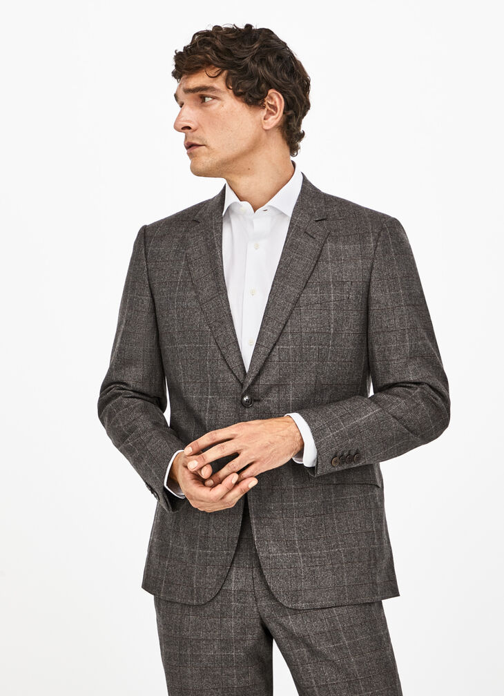 Flannel suit