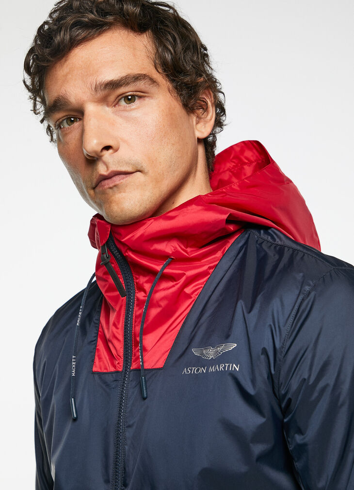 Colour block windbreaker