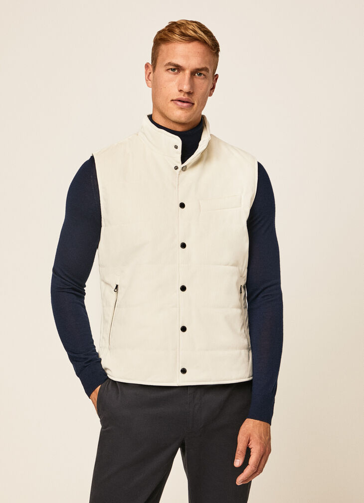 Corduroy gilet
