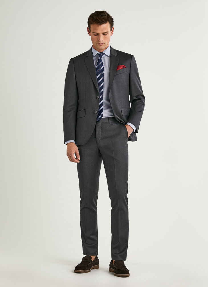 Wool suit trousers
