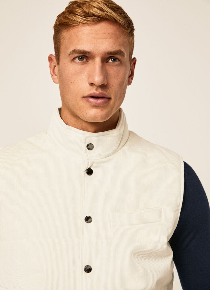 Corduroy gilet