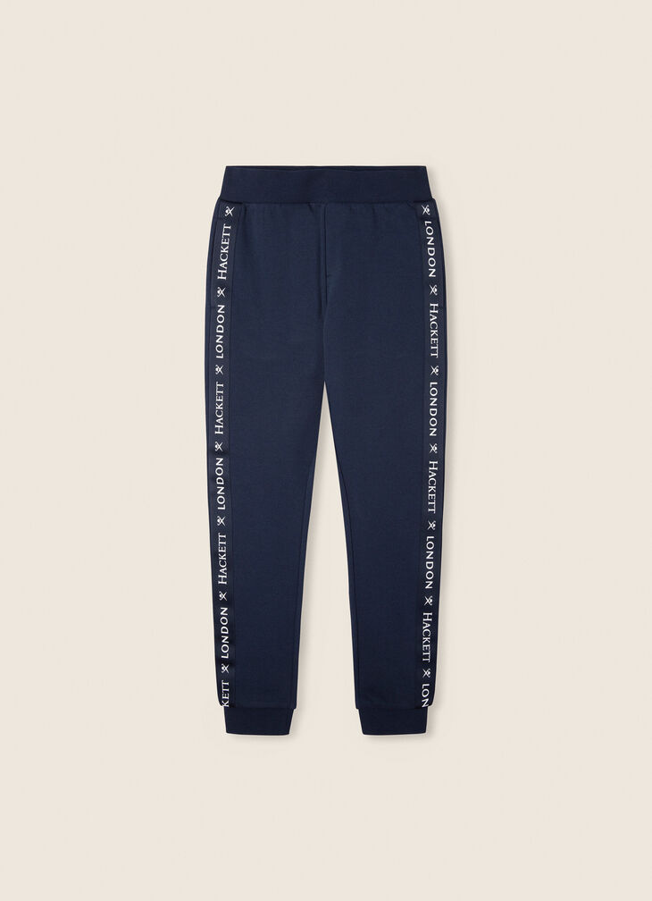 Joggers with side stripe