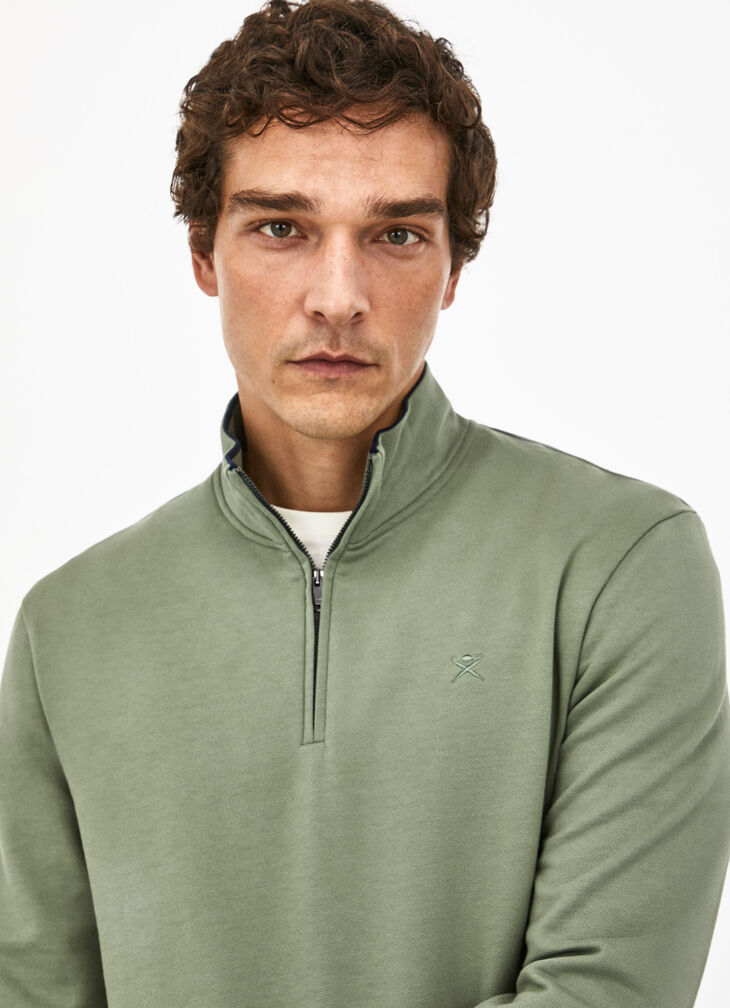 Zip-up sweatshirt