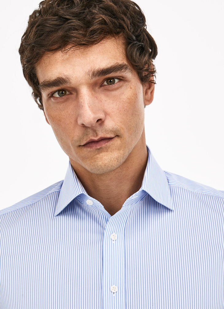 Stretch cotton shirt