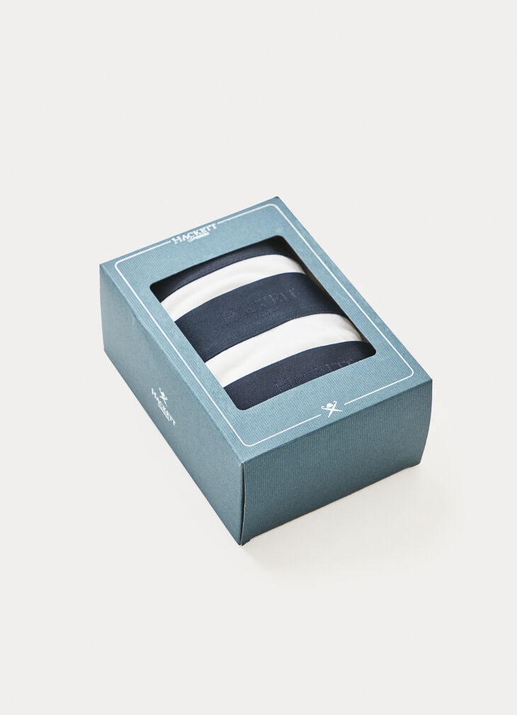 3-Pack organic cotton two-button trunk