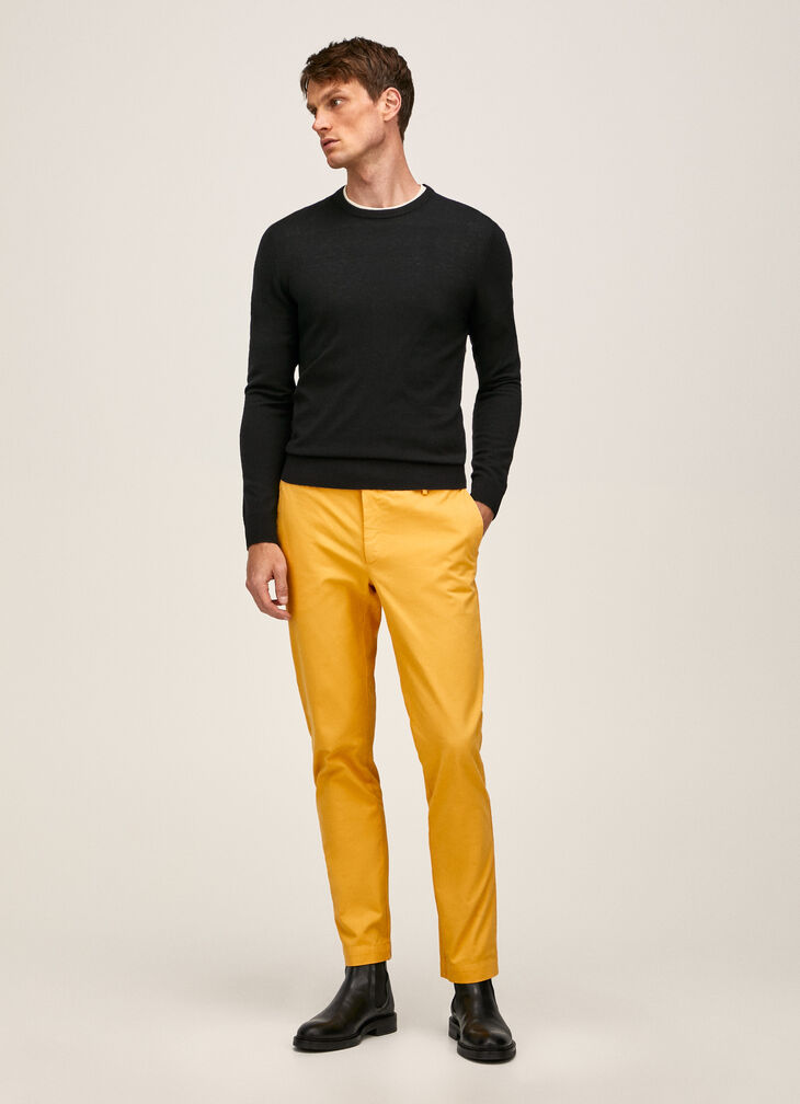 Slim chino trousers