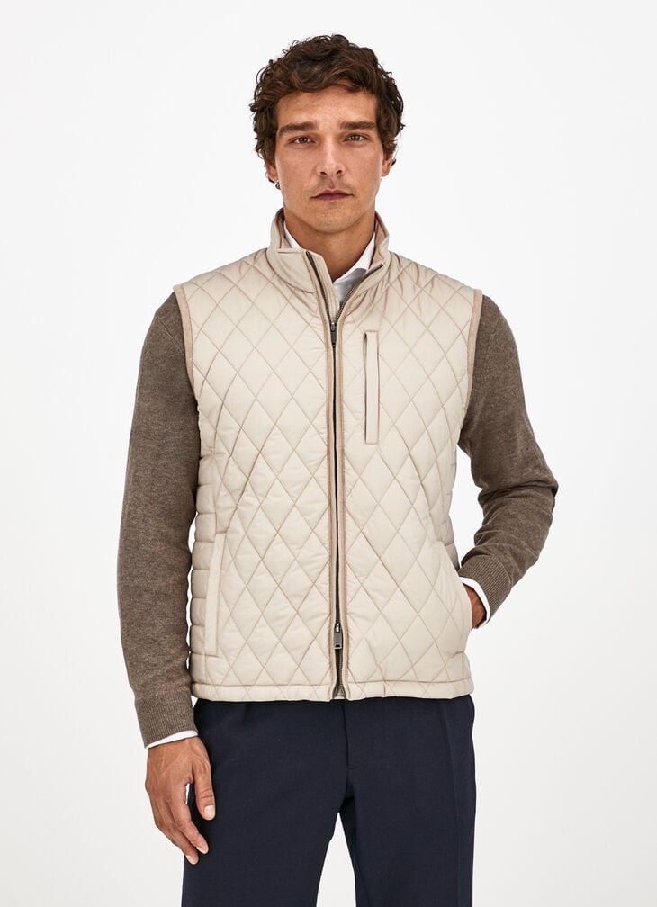 Diamond padded gilet
