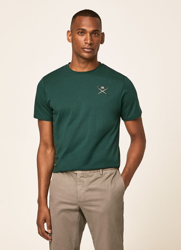 Embroidered logo t-shirt