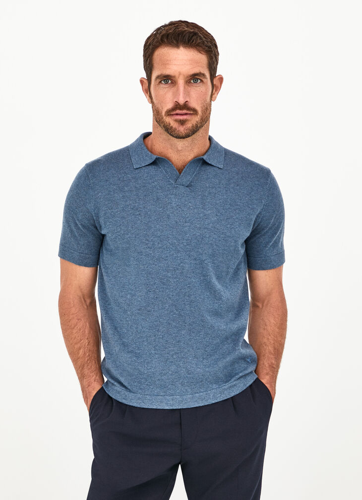 Knitted polo