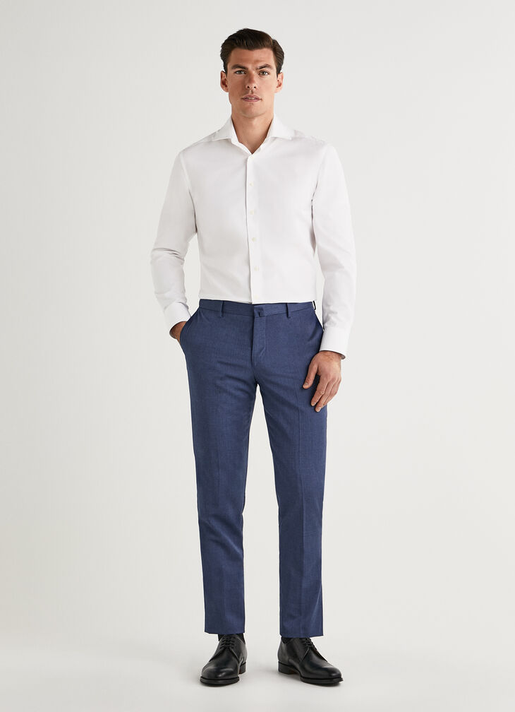 Wool suit trousers