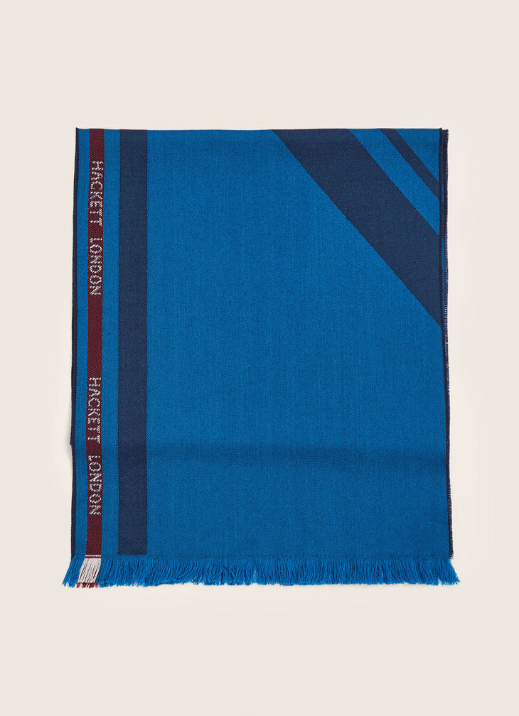 Flag print scarf