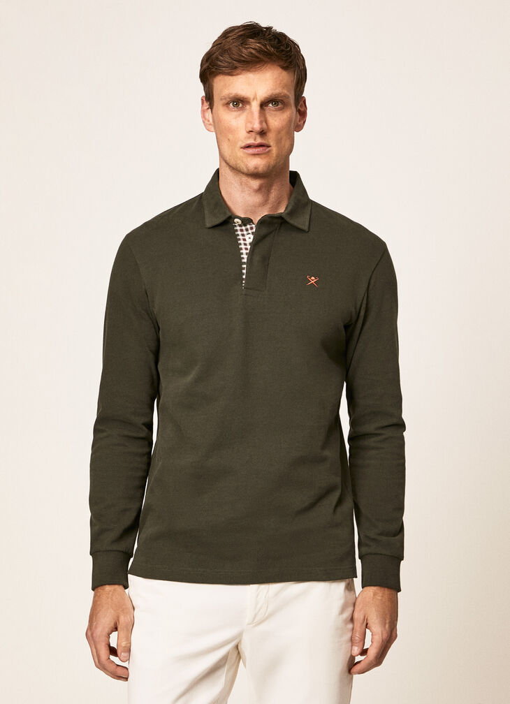 Embroidered logo polo shirt