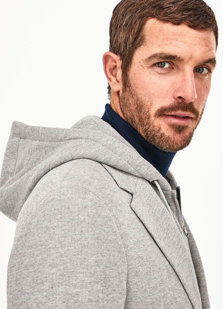 Hooded blazer