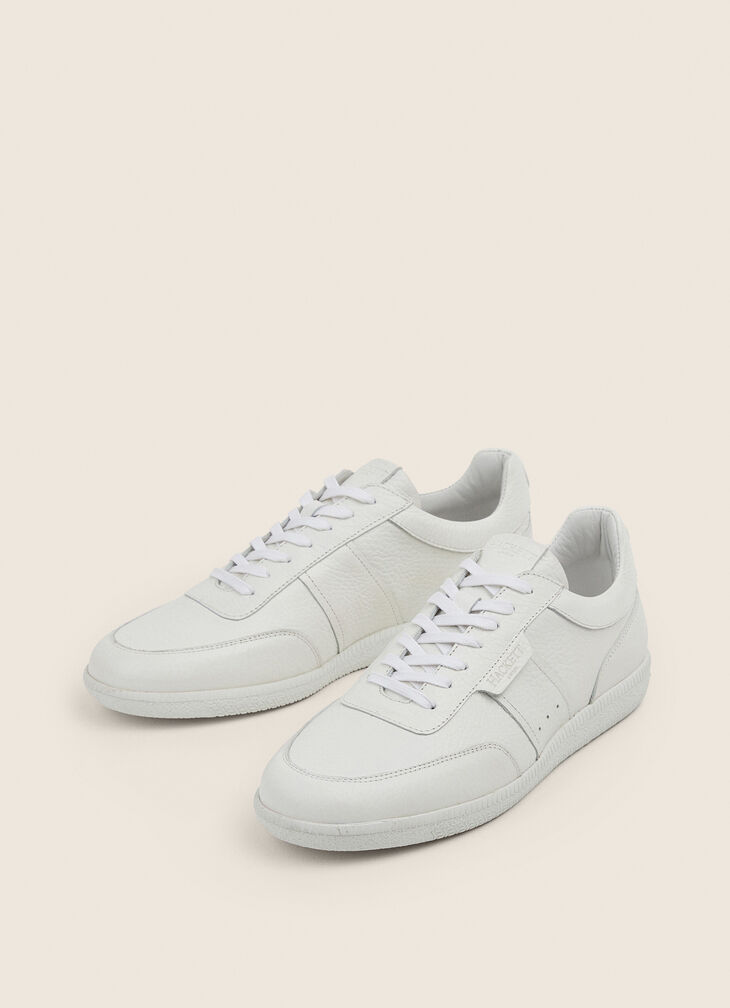 Textured Leather Sneakers