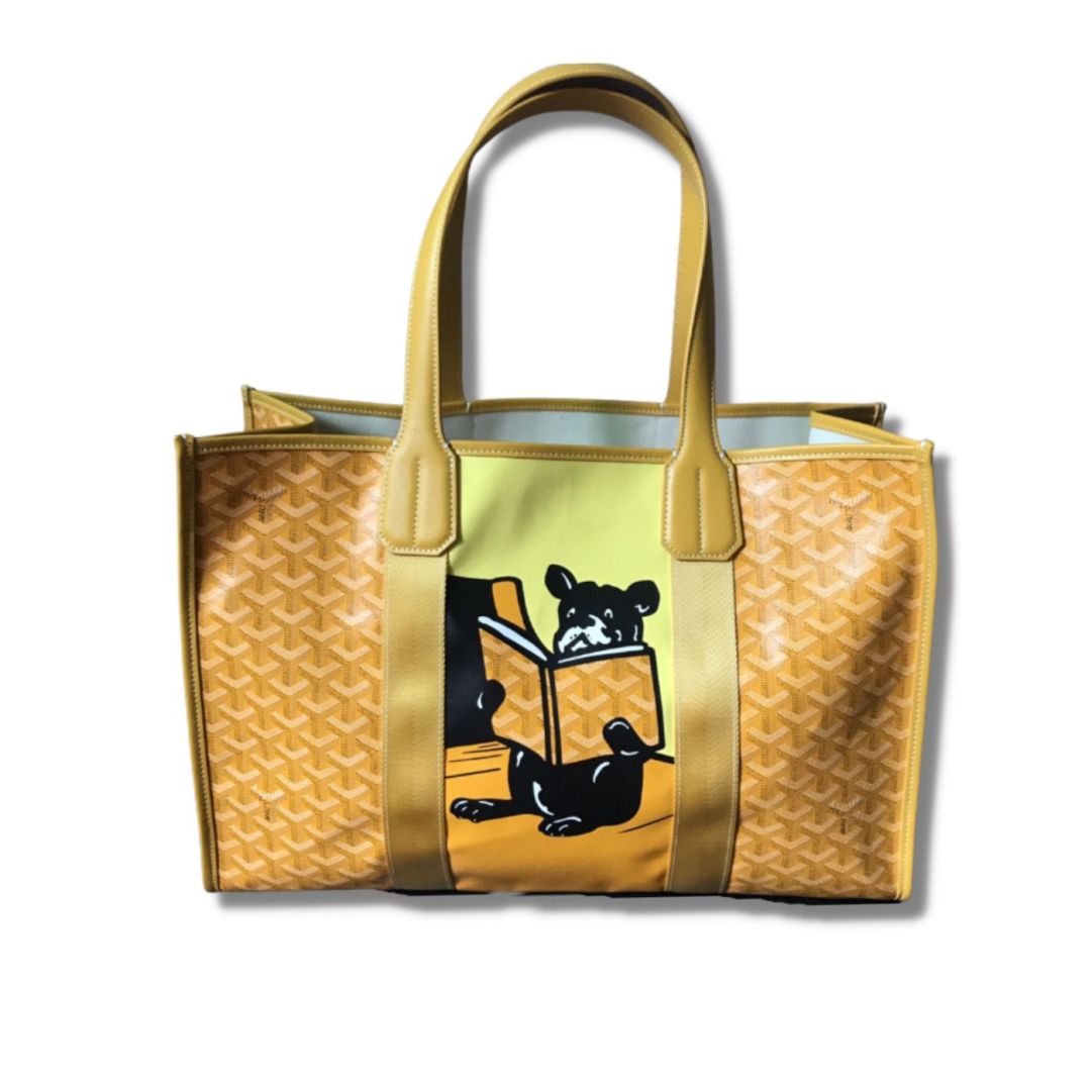 Goyard Villette Tote Bag mm, Yellow