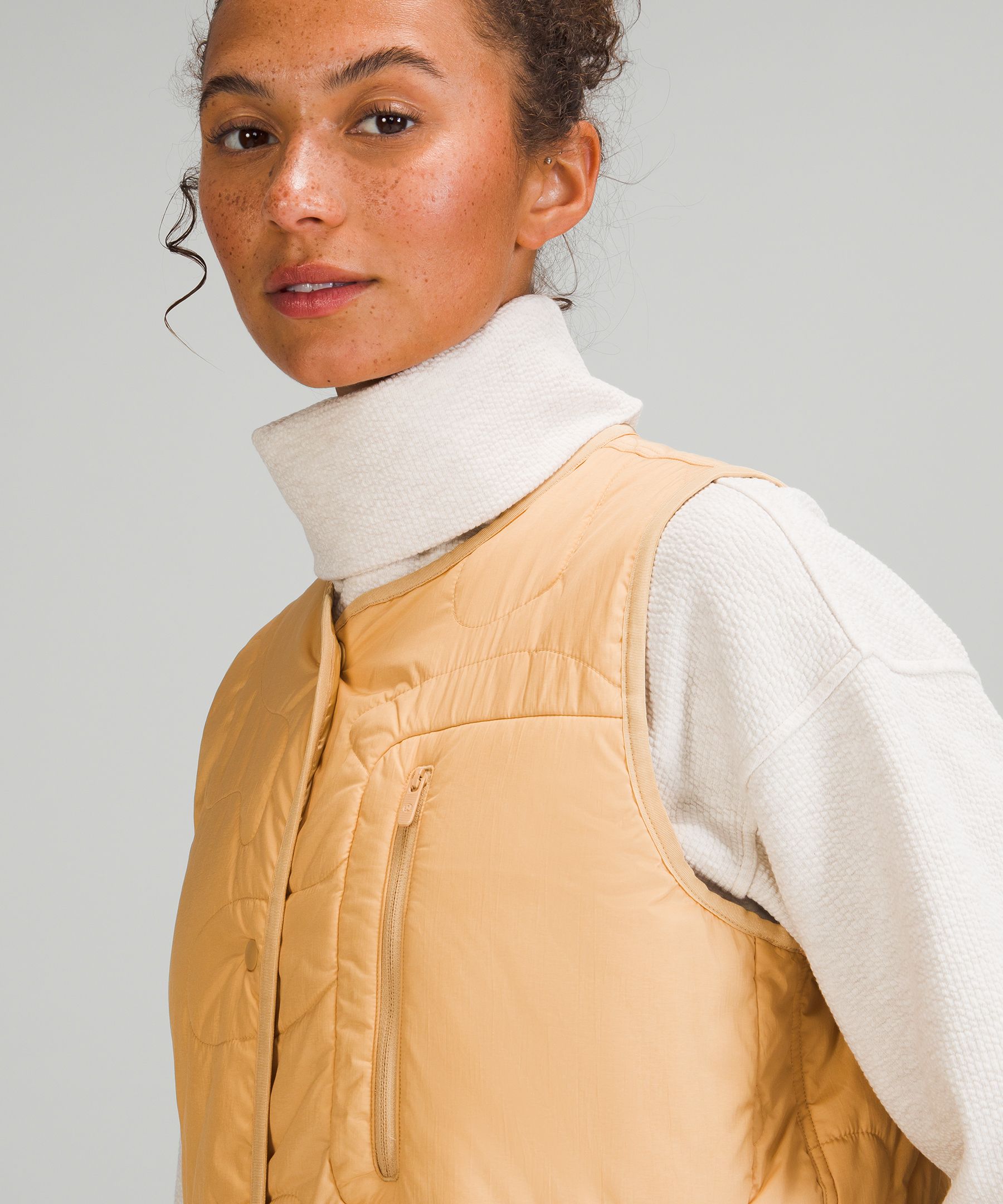 Insulated Quilted Long Vest