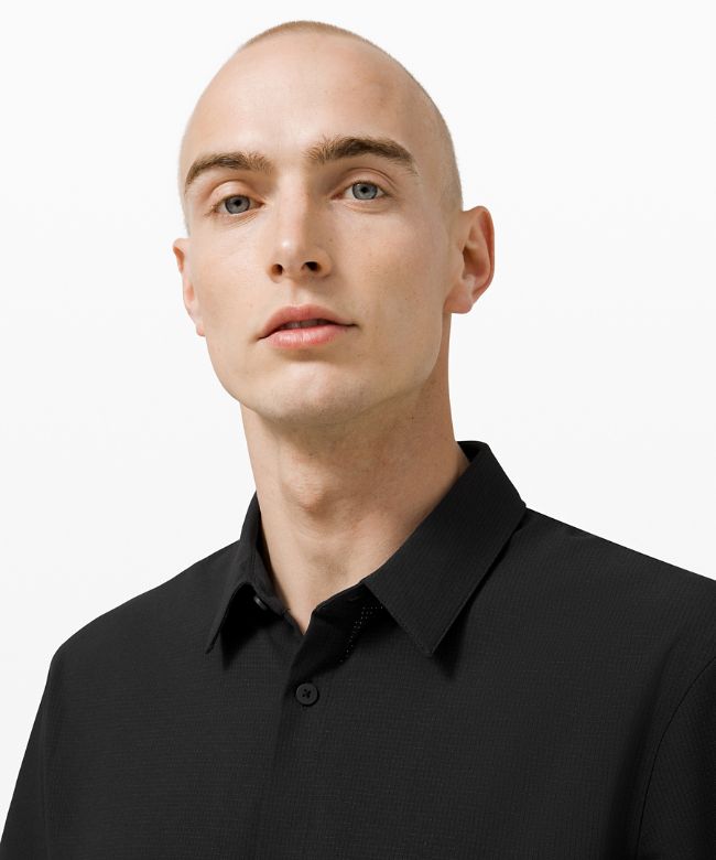 Airing Easy Short Sleeve Button Up Shirt Ventlight Mesh