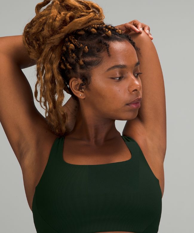 Ribbed Train Bra Medium Support, C/D Cup