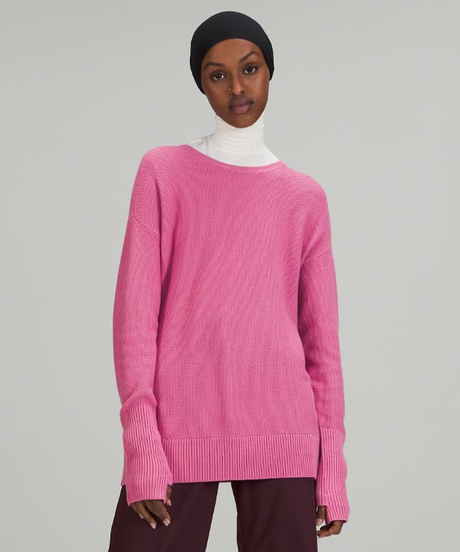 Cashlu Crossover Back Sweater