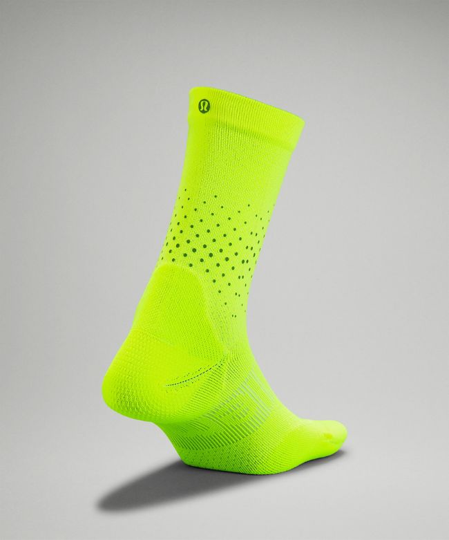 Power Stride Crew Sock Reflective
