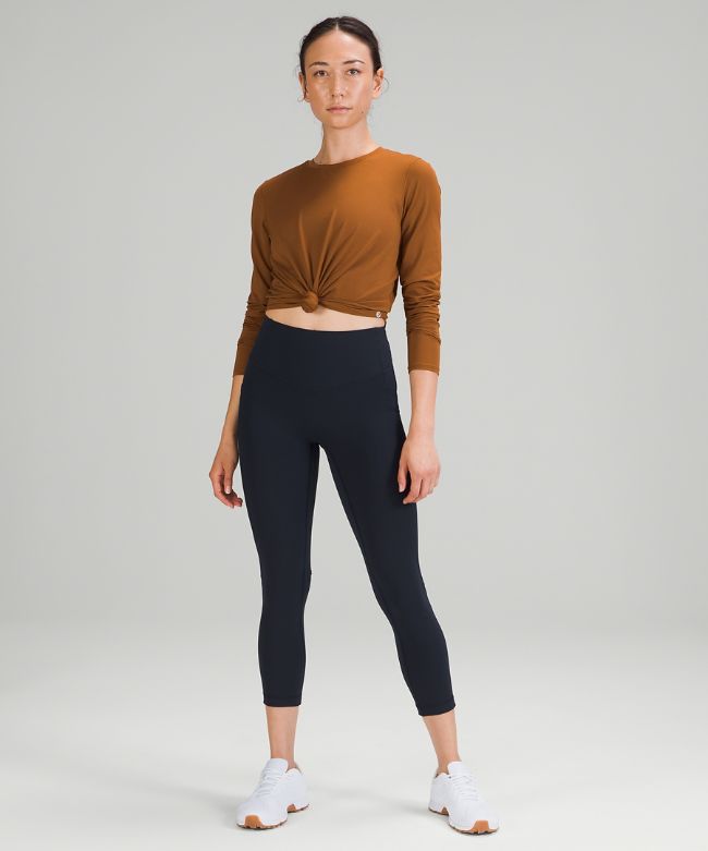 All the Right Places High-Rise Drawcord Waist Crop 23”