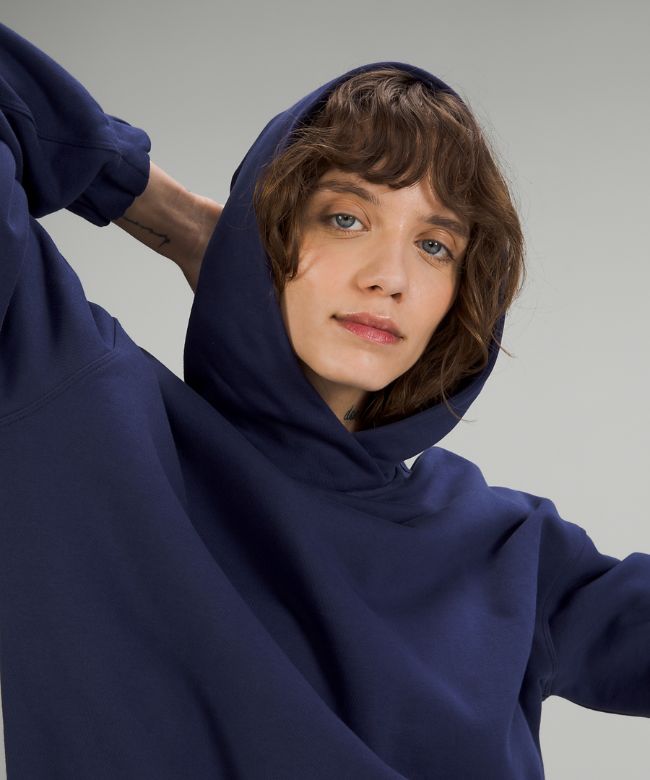 Relaxed Cropped Hoodie